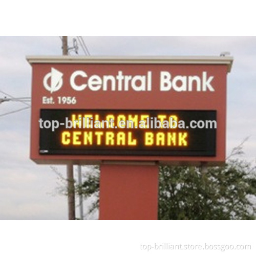 Outdoor led message display